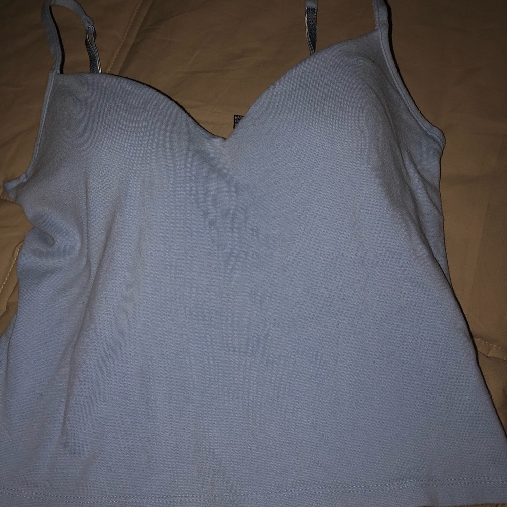 Camisole strap cotton bra top M